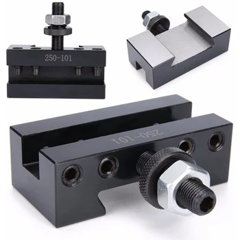 

250-101 Turning and Facing Holders Quick Change CNC Lathes Tool Post Holder-3Pcs