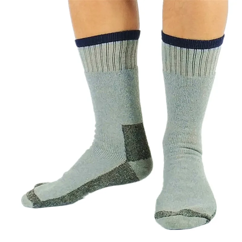 2 пары мужских серых носков для работы (толстые полностью махровые)|socks usa|work boot
