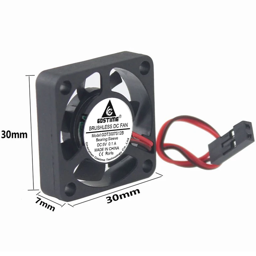 5V dupont 30mm fan 5