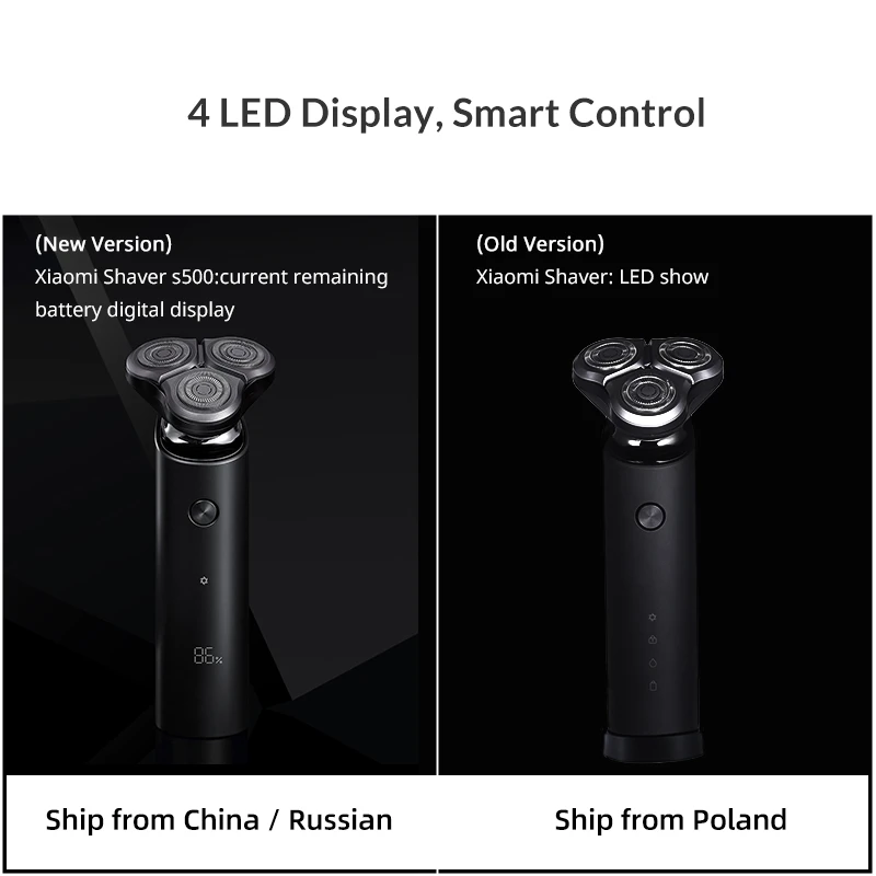 Xiaomi Mijia 2018 оригинальные электробритвы для мужчин 3D Плавающие тройные лезвия