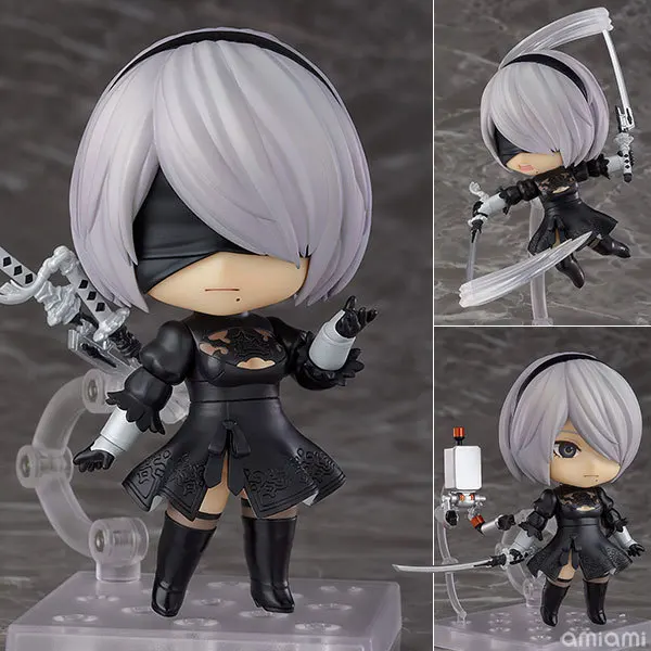 

10cm NieR:Automata NieR Automata 2B YoRHa No.2 Type B Action figure toys collection doll Christmas gift with box
