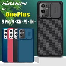 Oneplus 9 pro caso nillkin slide câmera proteção lente proteger privacidade fosco escudo telefone capa traseira em oneplus 9 cn/em capa