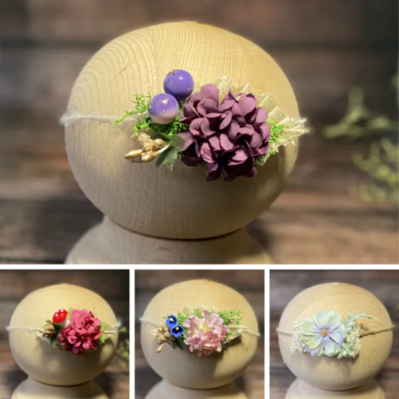 Newborn Photography Props Baby Headband Hand-made Creative Baby Hairband Infant Photo Accessories New Type Baby Headwear