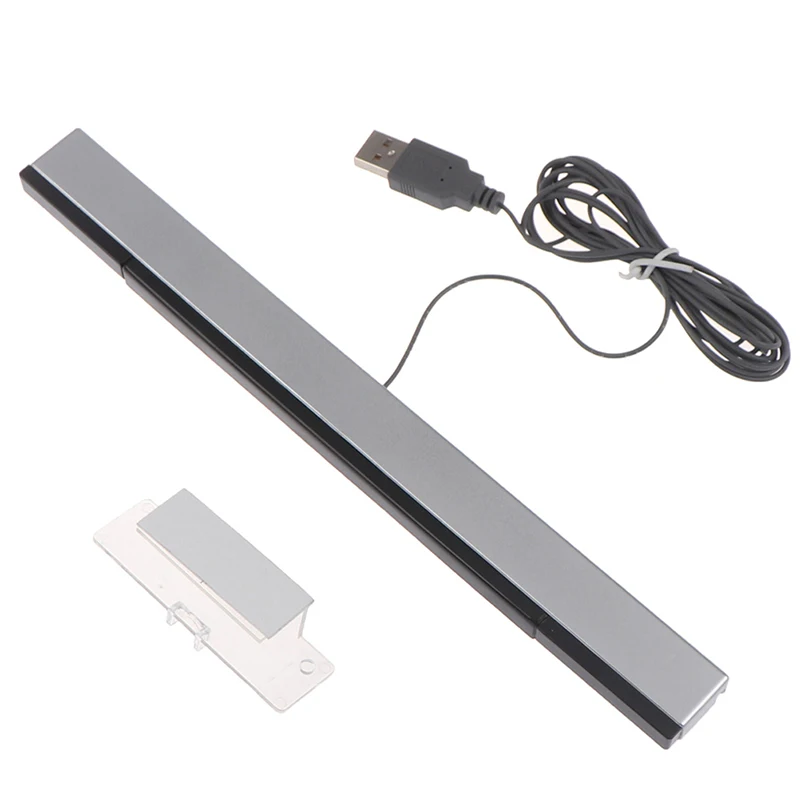 

Game accessories Wii Sensor Bar Wired Receivers IR Signal Ray USB Plug Replacement for Nitendo WiFi cable receiverRemote