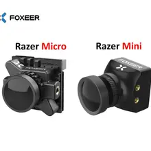 Foxeer razer Mini Micro HD 5MP 2,1 мм M12 1200TVL PAL NTSC 4'3 16'9 FPV камера с OSD 4,5-25 V естественное изображение FPV гоночный Дрон