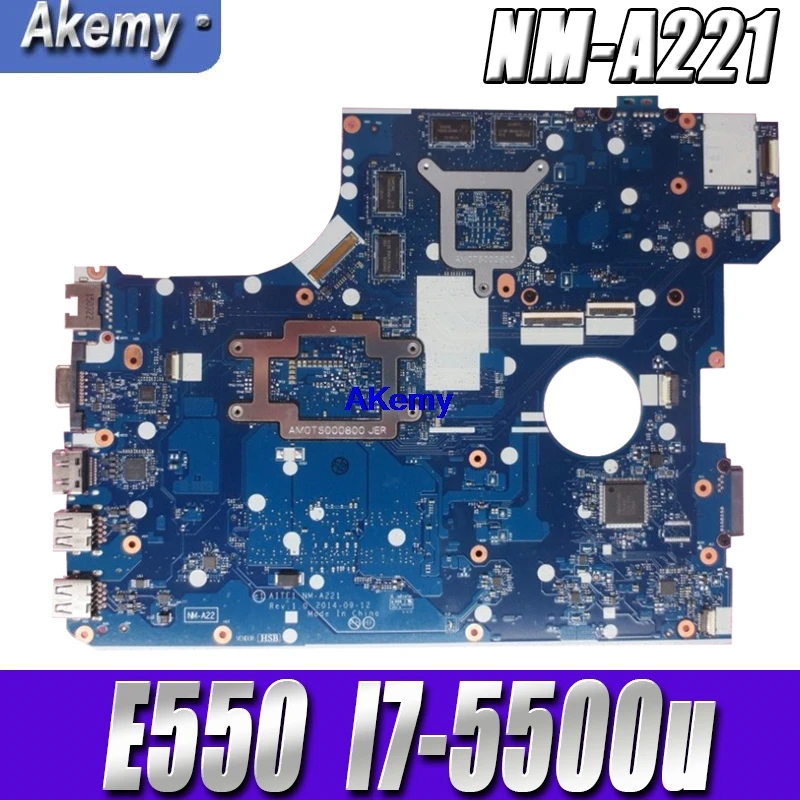 NM-A221 материнская плата для ноутбука lenovo Thinkpad E550, материнская плата I7-5500u, оригинальная материнская плата PM