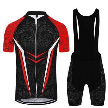 

WAMNI Women Cycling Jersey Set Racing Quick Dry Slim Raglan Zipper Short Sleeve Cycling Bib Shorts 3D Bike Team ciclismo mujer