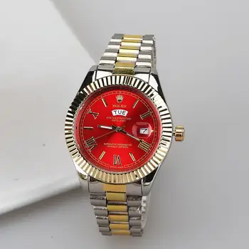 

Rolex- Men's Quartz men's Watch luxury fashion brand gift gold leisure waterproof designer watch99999998