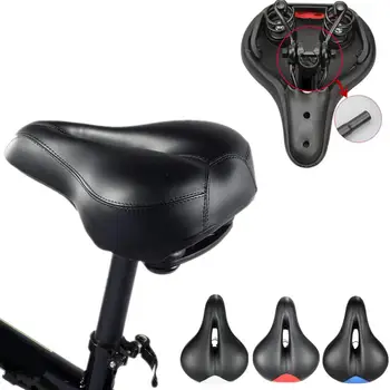 

4 colour Wide Bicycle Seat Cycling Saddle Comfortable Seat Mountain Bike Sponge Big Cushion Ride Bicycle Accessories