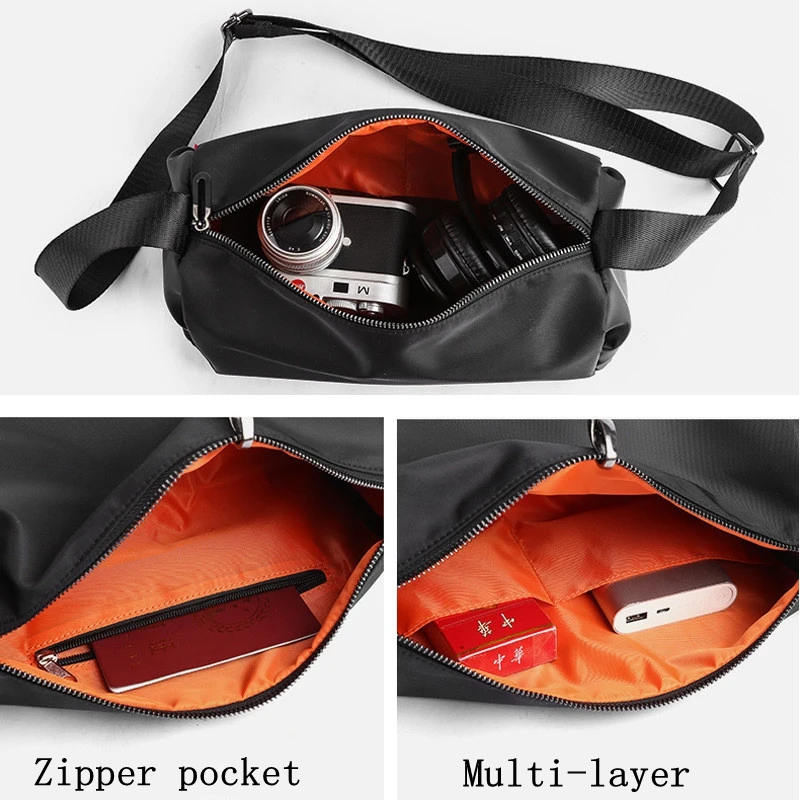 Messenger Bag Crossbody Soft Oxford Shoulder Bag Men Women