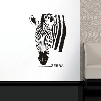 

Zebra Wall Sticker Decal Posters Vinyl Wall Art Decals Decal Decor Mural Wild Animal Sticker Zebra Car Sticker
