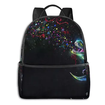 

Backpack School Bags for Teenage Rex Emitting Rainbow Party Sparkles In Space Travel Bags Style Back Pack Korean Cute Backpack