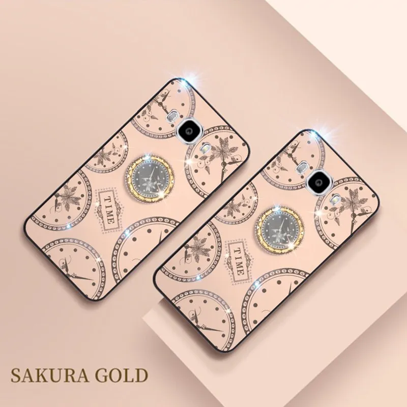 Ring Case Gold Для Samsung Galaxy J5 j510 чехол для телефона с магнитным кольцом для Galaxy J7 J710 - Цвет: Ring Case Gold