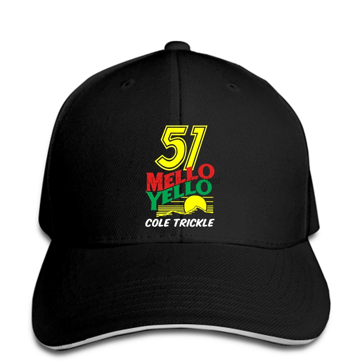 Бейсболка 51 Mello Yello Days Of Thunder Tom Cruise Мужская Черная кепка
