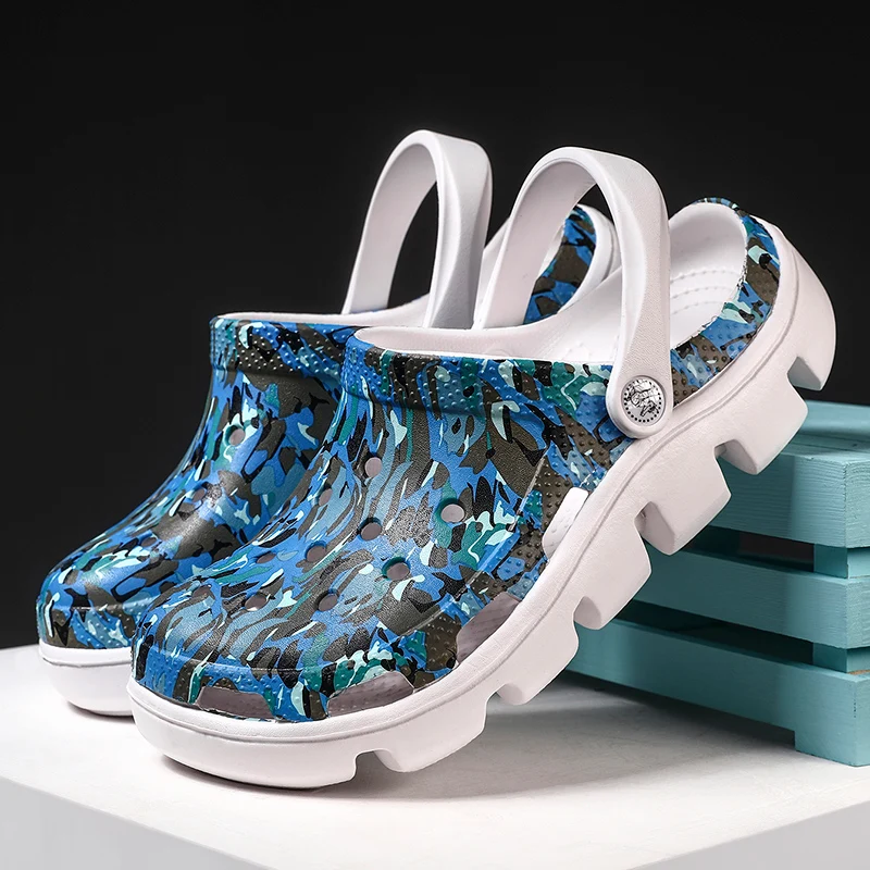 Summer Comfortable Mens Garden Clogs Camouflage Breathable EVA Injection Shoes Casual Sandal Woman Beach Slippers Water Shoes Summer Comfortable Mens Garden Clogs Camouflage Breathable EVA Injection Shoes Casual Sandal Woman Beach Slippers Water Shoes