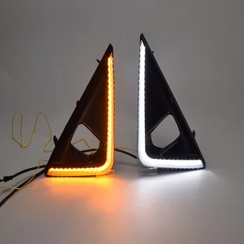 

Suitable for Toyota 18-19-El Double Color Only Daytime Running Lamp Fog Lamp LED Light Daytime Running Light Refit