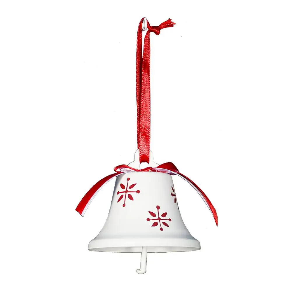 1 шт Рождественский колокольчик Рождественская елка орнамент кулон в форме колокольчика Железный Рождественский день украшение дома