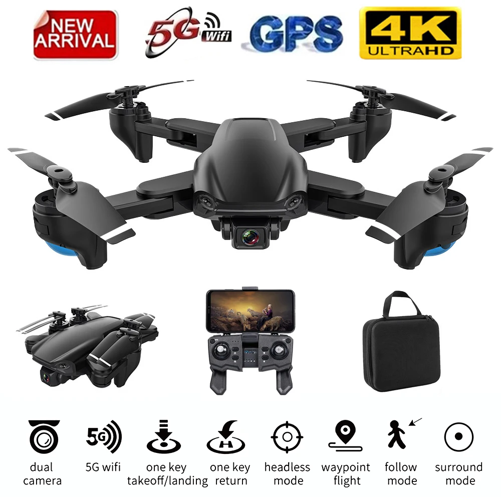2020 SG701/ SG701S RC GPS беспилотные летательные аппараты с 5G Wi Fi FPV 4K Двухъядерный Intel HD