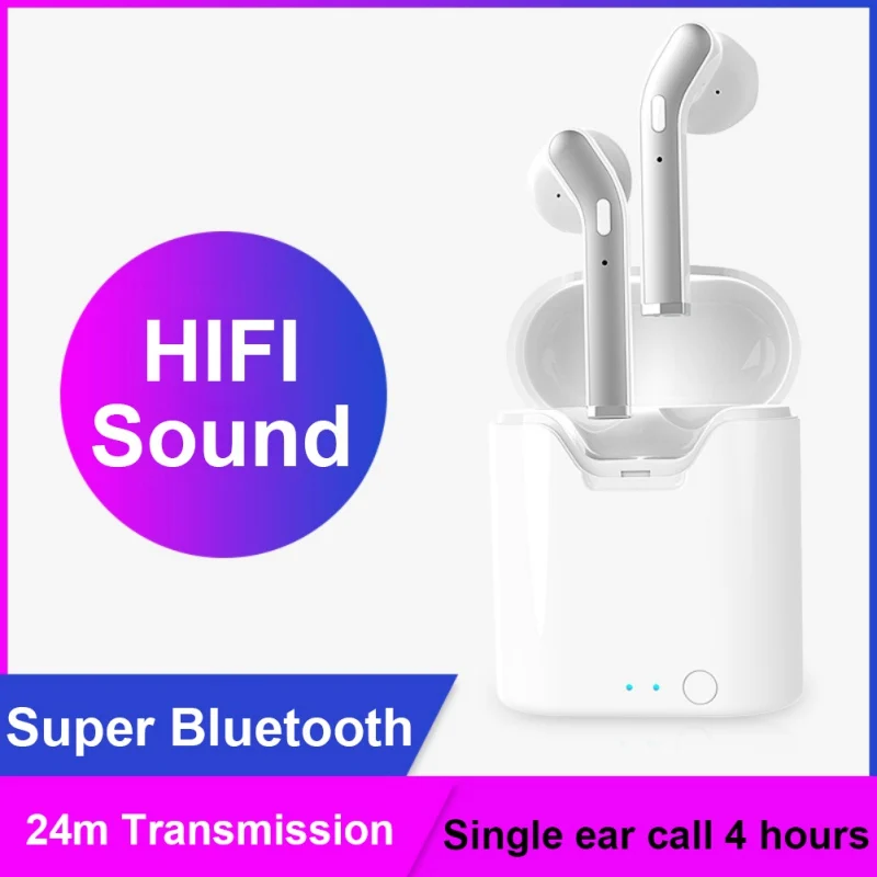 H17T Bluetooth наушники TWS беспроводные наушники Bluetooth гарнитура 5,0 hi-fi звук истинный беспроводной стерео наушники с зарядным чехлом