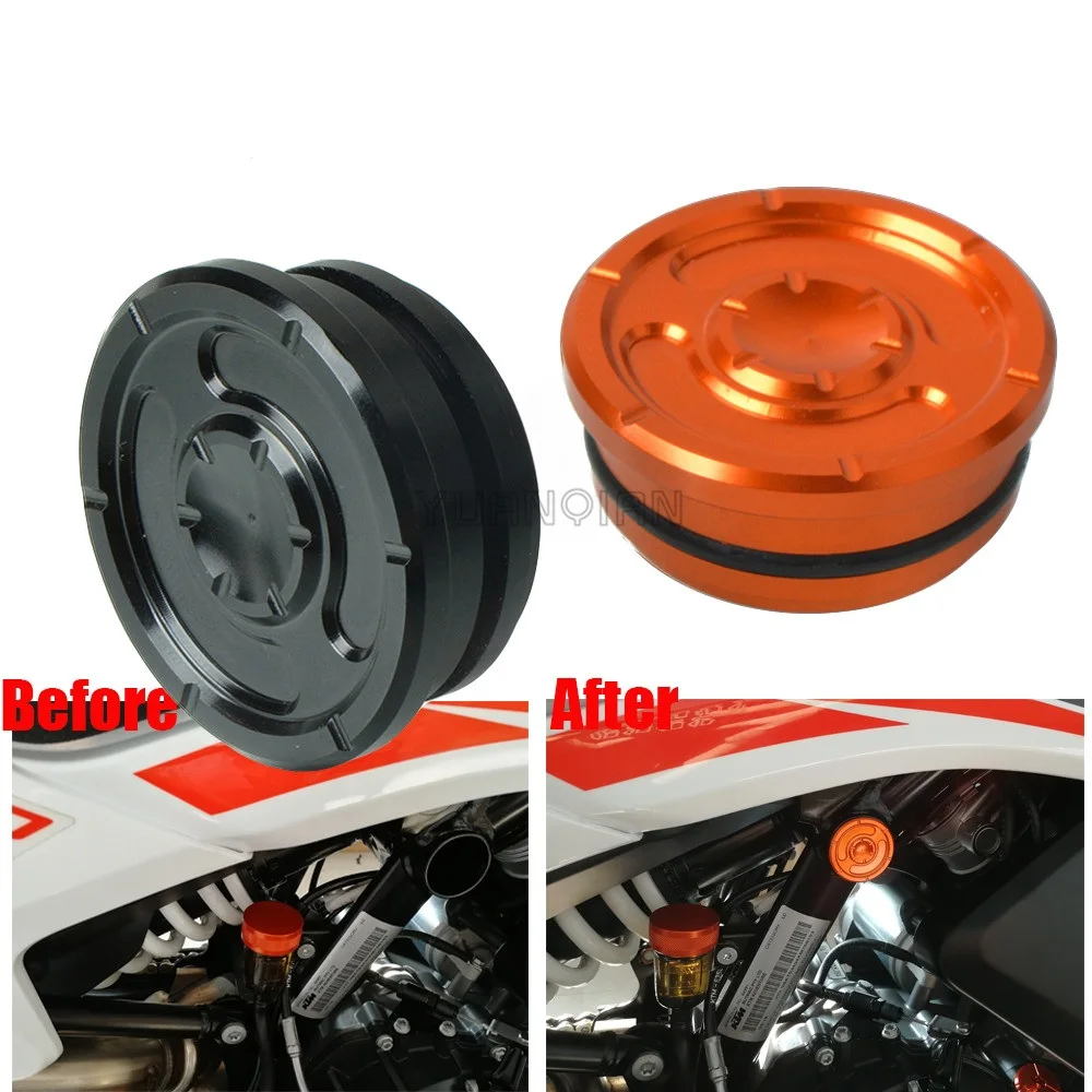 

Motorcycle Accessories Aluminum Frame Hole Cover Caps Plug Kit Decor motobike Swing Arm Hole Plugs For KTM 790 adventure R 2019