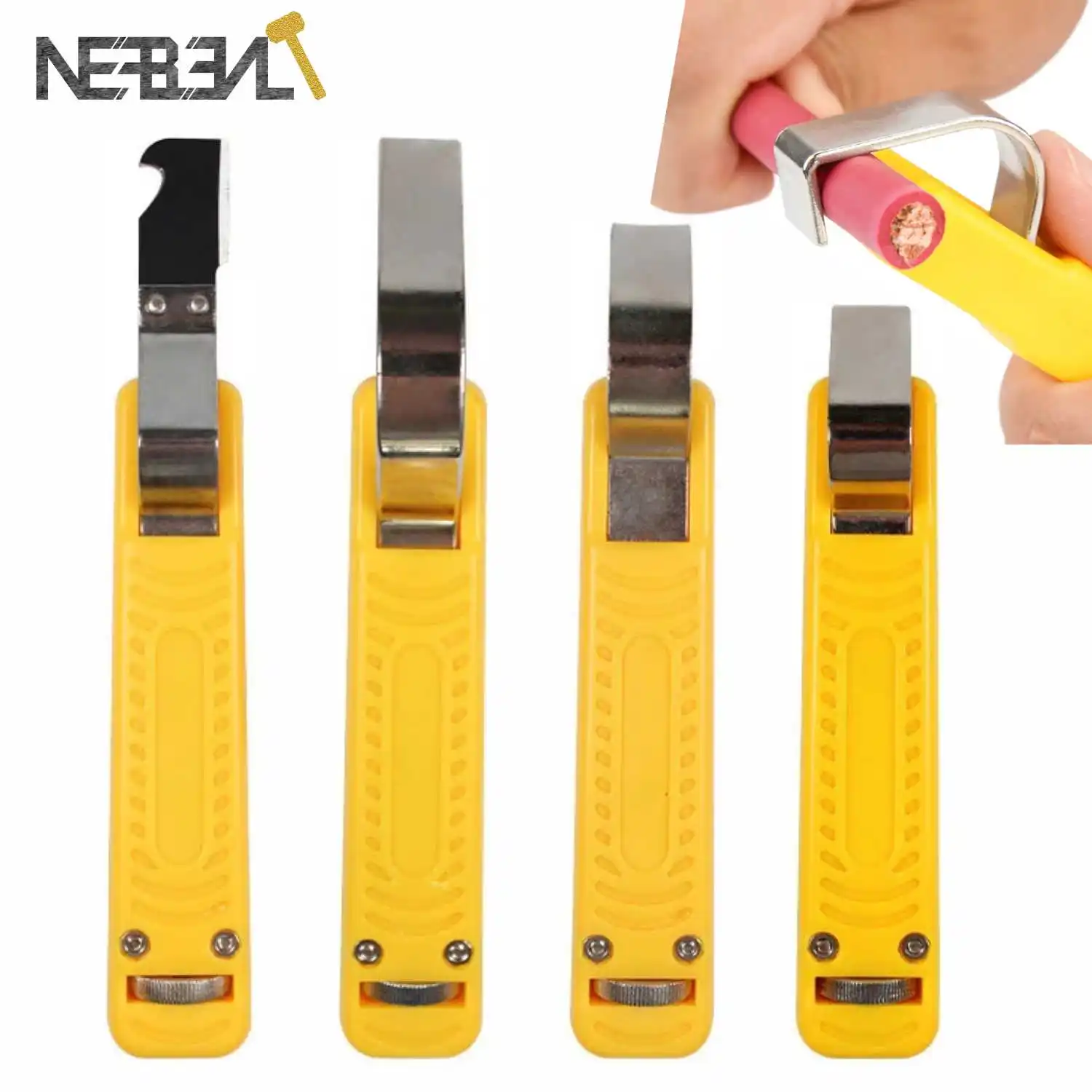 

Портативный нож для зачистки проводов, ПВХ, резина, ПТФЭ силикон, 8-28 мм, плоскогубцы для зачистки кабеля, мини-нож электрика, 1 шт.