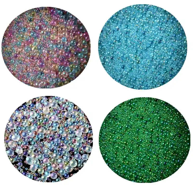 

Colorful Mixed Bubble Ball Beads Nail Art Decoration Epoxy Resin Silicon Mold Filler DIY Jewelry Crafts Filling Bead