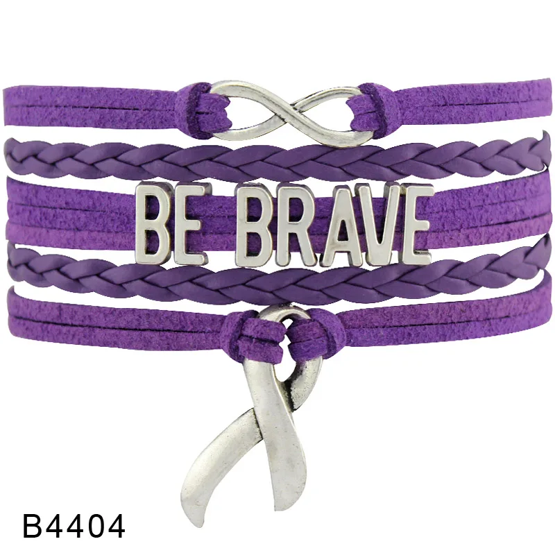 Саркоидоз Кистозный Фиброз фибромиалгия эпилепсия Beat Lupus панкреатит Fibro RA ревматоидный артрит браслеты - Окраска металла: B4404