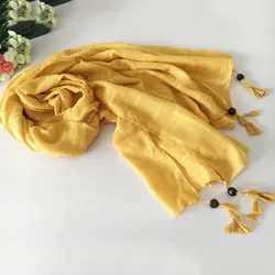 Женский тёплый шарф-шаль Femme пашмины платок голова шеи длинный зимний шарф женский для женщин 2019 Новинка