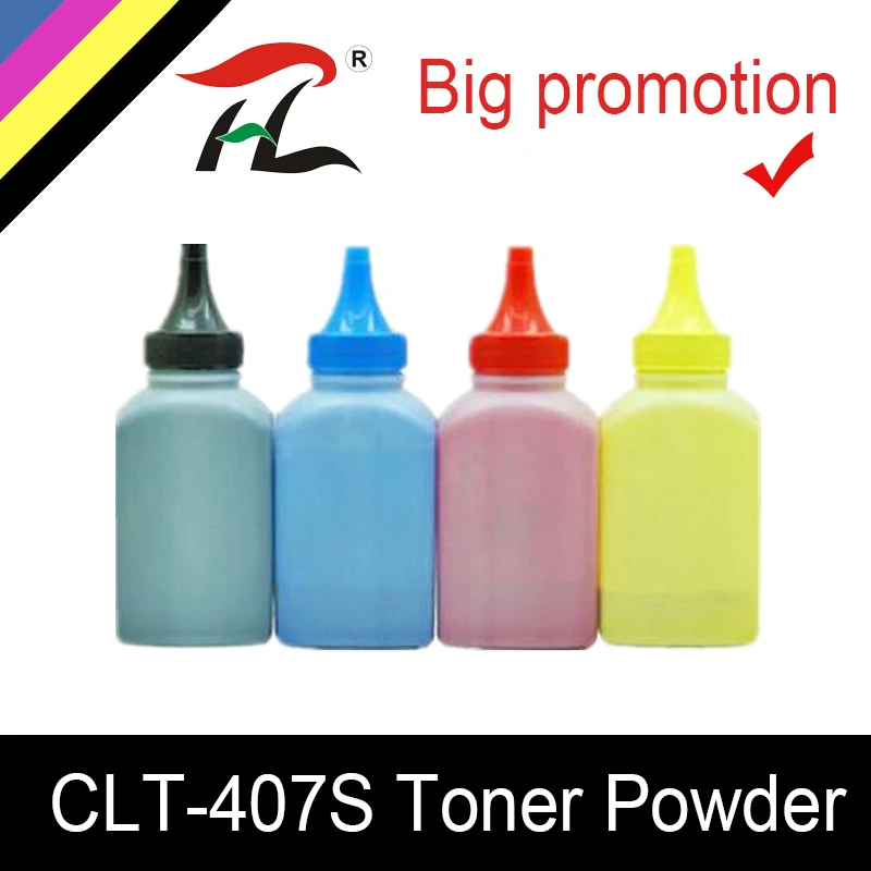 HLT Тонер-порошок совместимый для samsung CLT 407 CLT-407S 407S CLT-K407S тонер-картридж CLP 320 325 CLX 3185 3186 laser pirnter