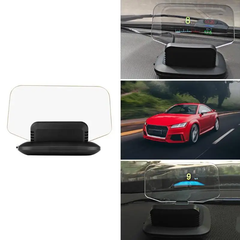 

Car HUD Head Up Display OBD2 GPS HD LED Overspeed Warning System Projector Windshield Auto Electronic Voltage Alarm
