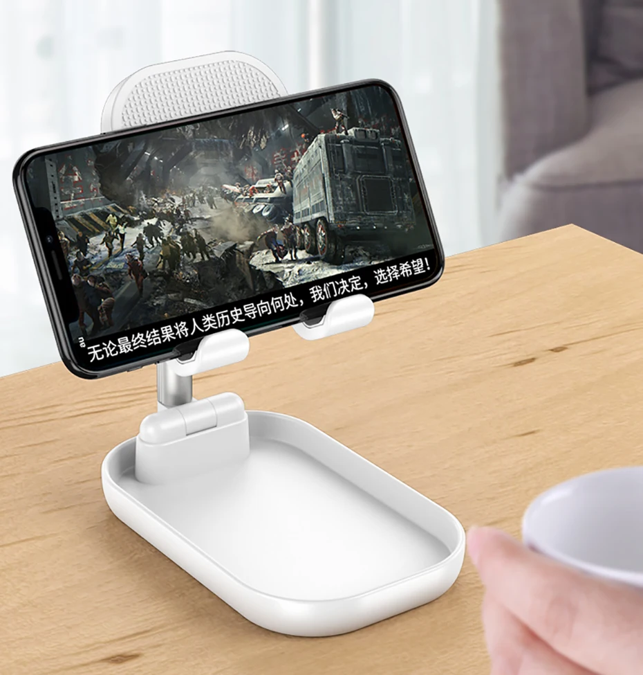 Foldable QI Wireless Charger Stand For Iphone 11 Iphone 11 Pro 10W Fast Charge Extendable Smartphone Tablet Desktop Holder