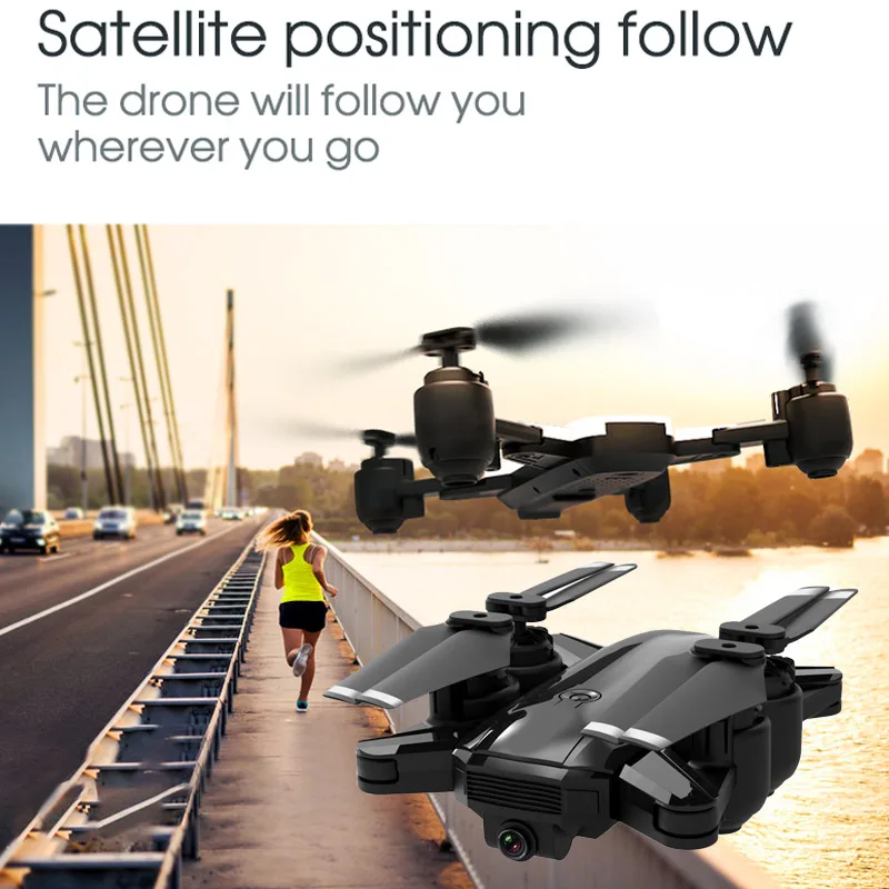 SHRC H1G Дрон с GPS камерой 1080P 5G WiFi FPV траектория Профессиональный самолет селфи складной вертолет RC Квадрокоптер RTF Дрон