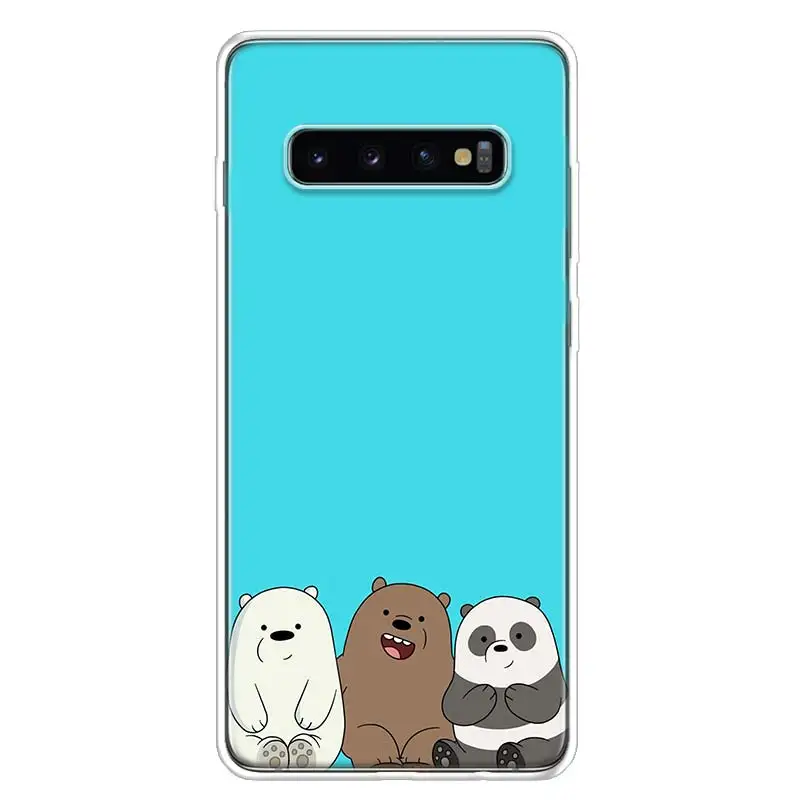 Чехол для телефона с изображением голых медведей для samsung Galaxy S10+ Lite Note 10 9 8 S9 S8 J4 J6 J8 Plus S7 S6 - Цвет: TW239-8