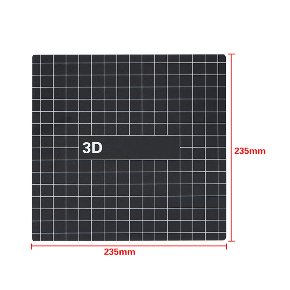 3D-принтеры черный сборка протрите мочалкой поверхность 3M Стикеры 3D-принтеры с подогревом для простыни на кровать для Ender-3 235*235 мм
