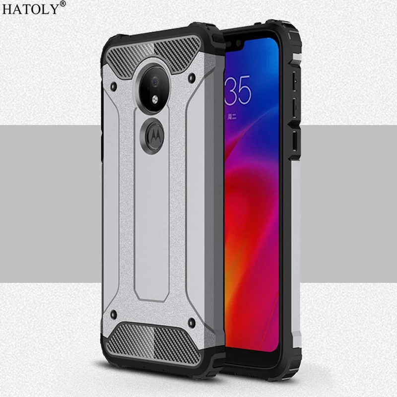 

For Cover Motorola Moto G7 Power Case Anti-knock Rugged Armor Cover For Moto G7 Play Silicone Phone Case For Moto G7 Power Funda