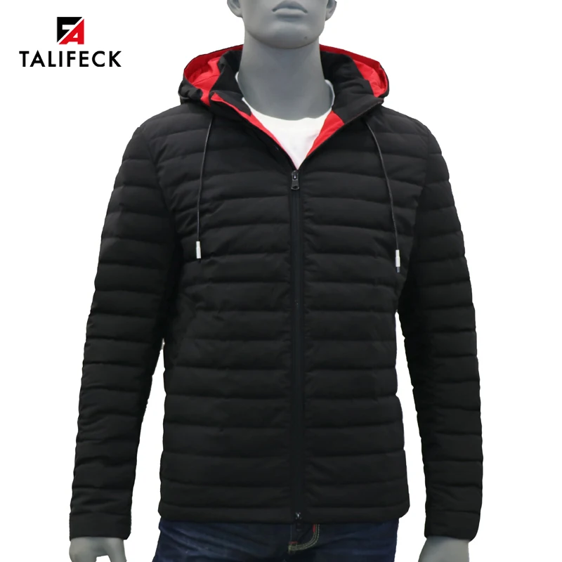 

2020 New Men Jacket Spring Autumn Casual Jacket Cotton Padded Coat Hooded Fashion Sport Jackets Warm Quilted Jacket Outerwear