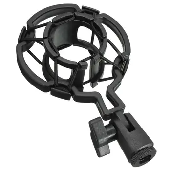 

Universal Professional Condenser Microphone Mic Shock Mount Holder Studio Recording Bracket For Large Diaphram Mic Clip
