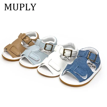 

Baby Girl Sandals Summer Baby Boys Girls Shoes Rubber Soles Baby Girl PU Leather Sandals Newborn Baby Shoes Beach Sandals