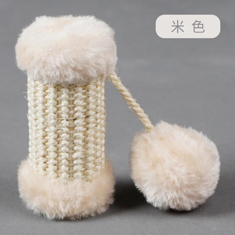 毛绒剑麻带铃铛手雷11