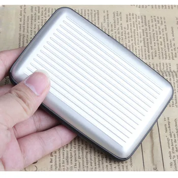 

Business ID Name Credit Card Wallet Holder Aluminum Metal Case Box Waterproof S55