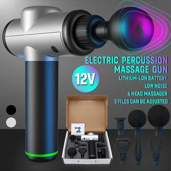 

1 Set Muscle Massage Gun Sport Therapy Massager Body Relaxation Pain Relief Slimming Shaping Percussion Massager Sport Recovery