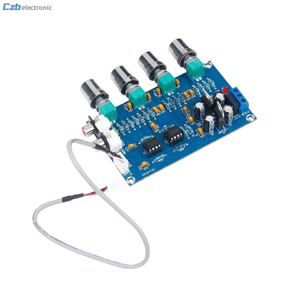 NE5532 4 канала управления цепи телефонный предусилитель стерео Предварительный усилитель предусилитель тон доска аудио 4 усилитель каналов модуль DIY