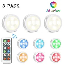 3 шт./компл. сроки подсветка для шкафов с клей Беспроводной настенный светильник шкаф с выдвижными ящиками Шкаф Спальня Кухня ночные огни