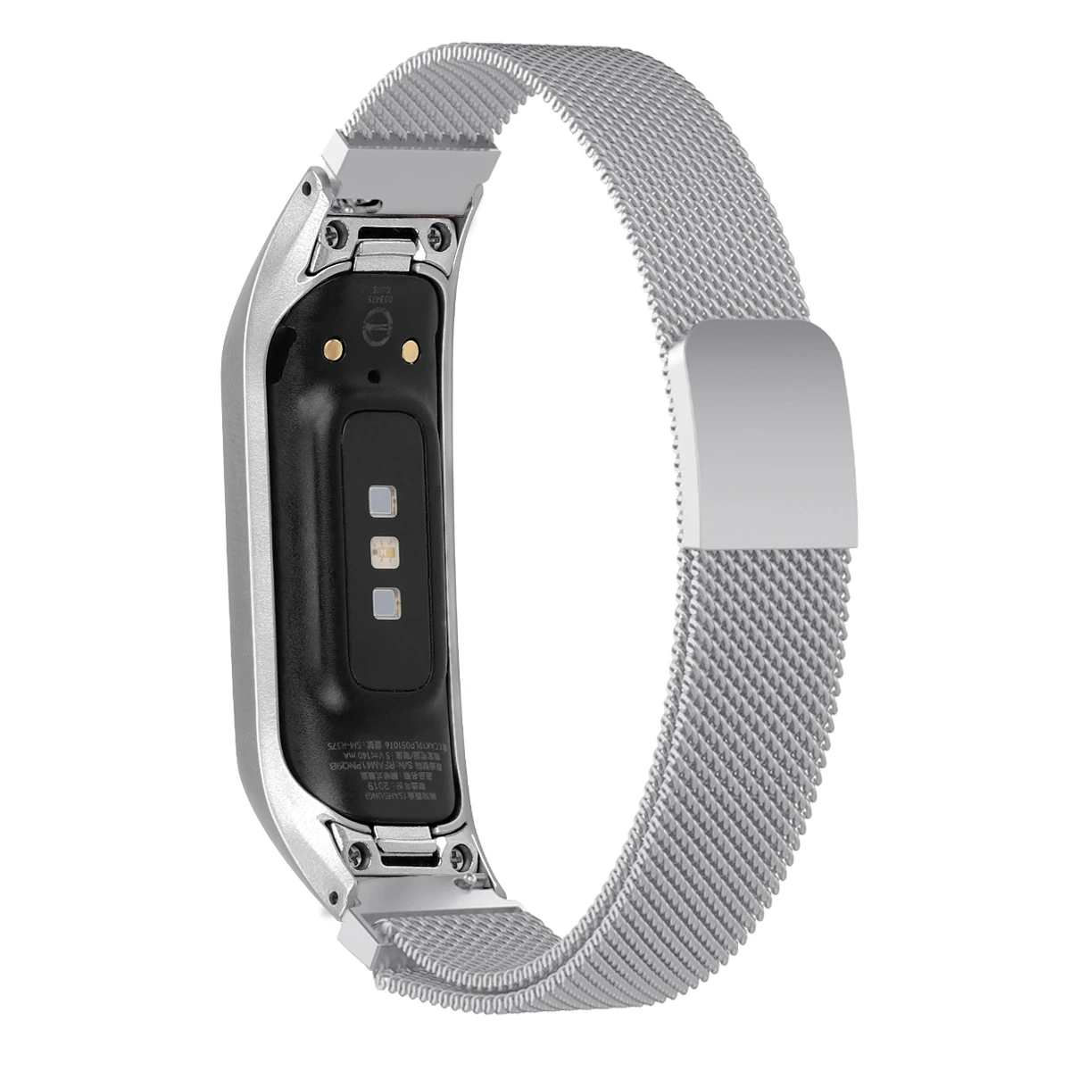 Смарт часы ремешок для samsung Galaxy Fit E ремешок для часов Stailess стальной Плетеный Магнитный всасывающий Миланский ремешок для часов