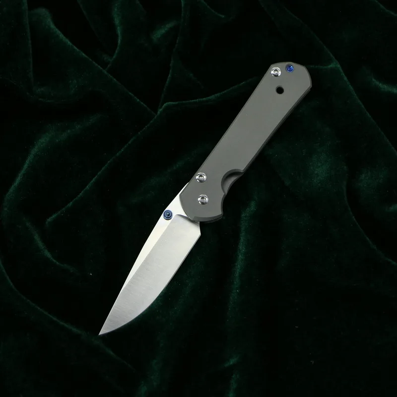 Plain version Kanedeiia Малый sebenza 21 простой складной нож s35vn лезвие титановая ручка Кемпинг Охота выживания карманные Фруктовые Ножи EDC инструмент - Цвет: Plain version
