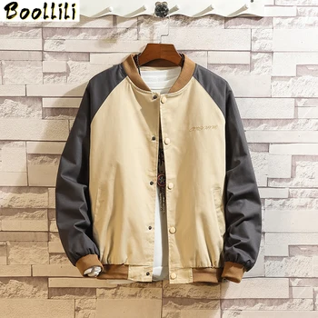 

INS Baseball Uniform Bomber Jackets Men 2020 Streetwear Windbreak England Casual Autumn Spring Jackets Coats