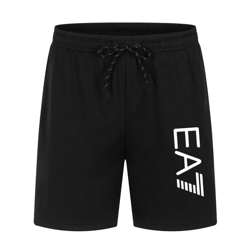 Pantalones cortos de culturismo para hombre, Shorts holgados de secado rápido para gimnasio, chándal informal de marca para playa, novedad de 2021
