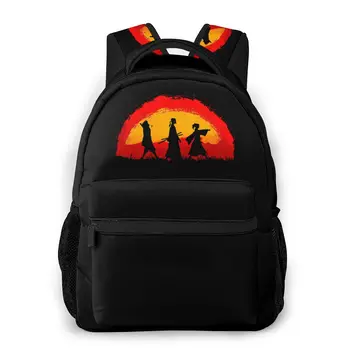 

Samurai Champloo Walking On Sunset Backpack for Girls Boys Travel Rucksack Samurai Champloo Printing