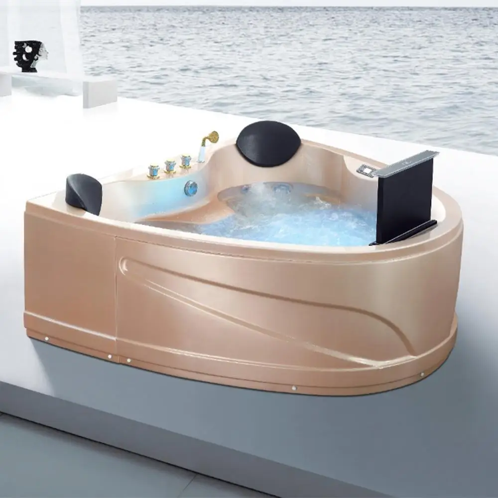 Luxury Couple Spa Bath Acrylic Free Standing Jacuzzi Smart Heart Shaped Bathtub Surfing Massage Tub Two Types Available Bathtubs Whirlpools Aliexpress