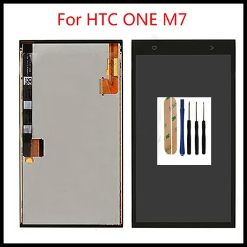 

Top quality 100%Tested Well Working LCD Display For HTC ONE M7 LCD Display +Touch Screen and Tools